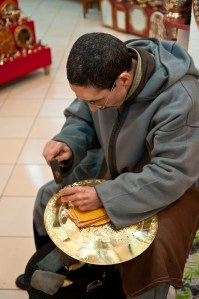 Wikipedia Commons -  A Craftsman at work